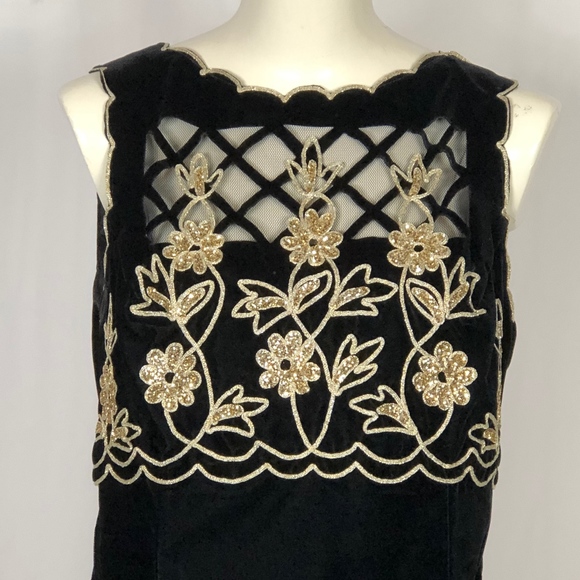 Scott McClintock Dresses & Skirts - Vintage Scott McClintock Long Velvet Dress